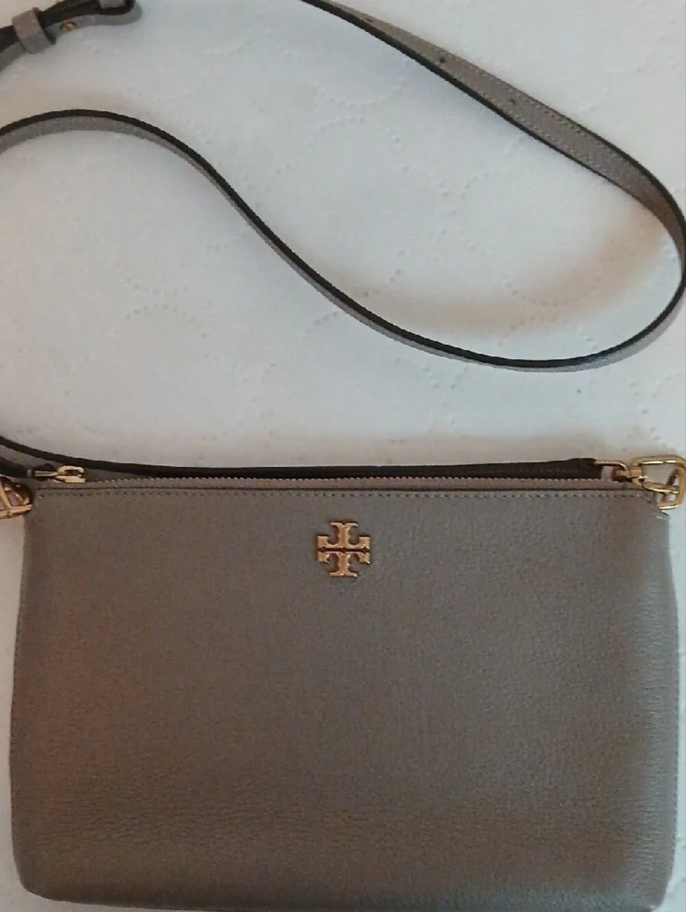 Tory Burch Mercer Pebble Zip Crossbody